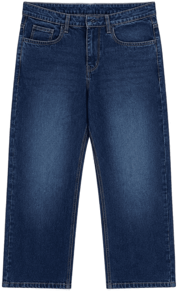Dark wash denim
