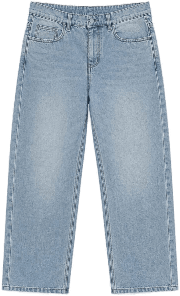 Light wash denim