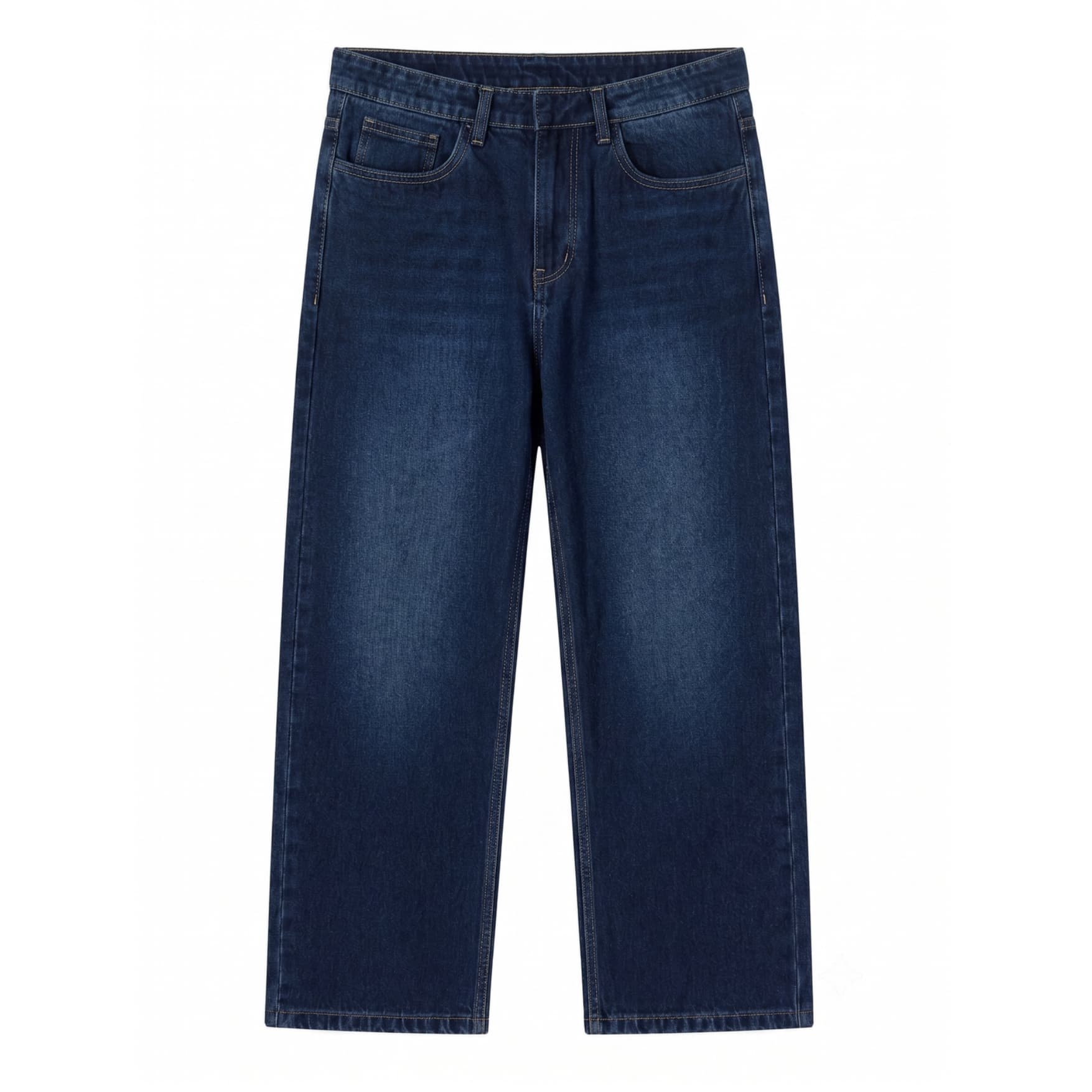 LMJ-31-straight-Non lycra — dark blue thumbnail 3