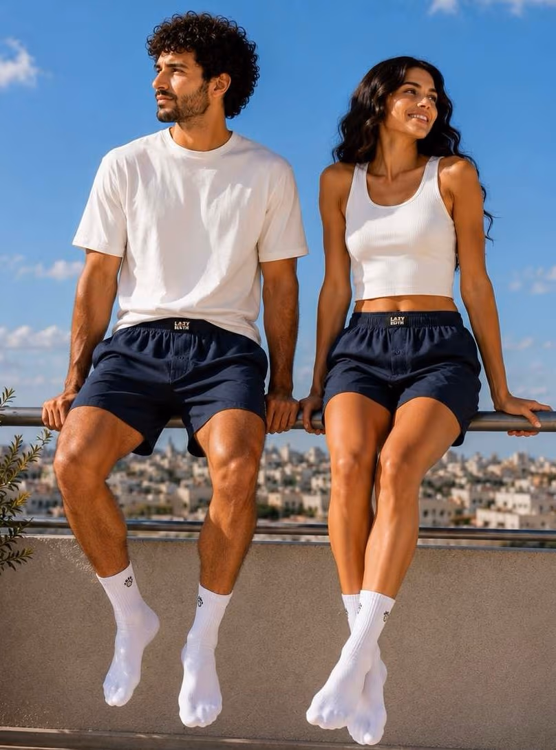 Classic Comfort  Plain Shorts — Midnight Navy thumbnail 4