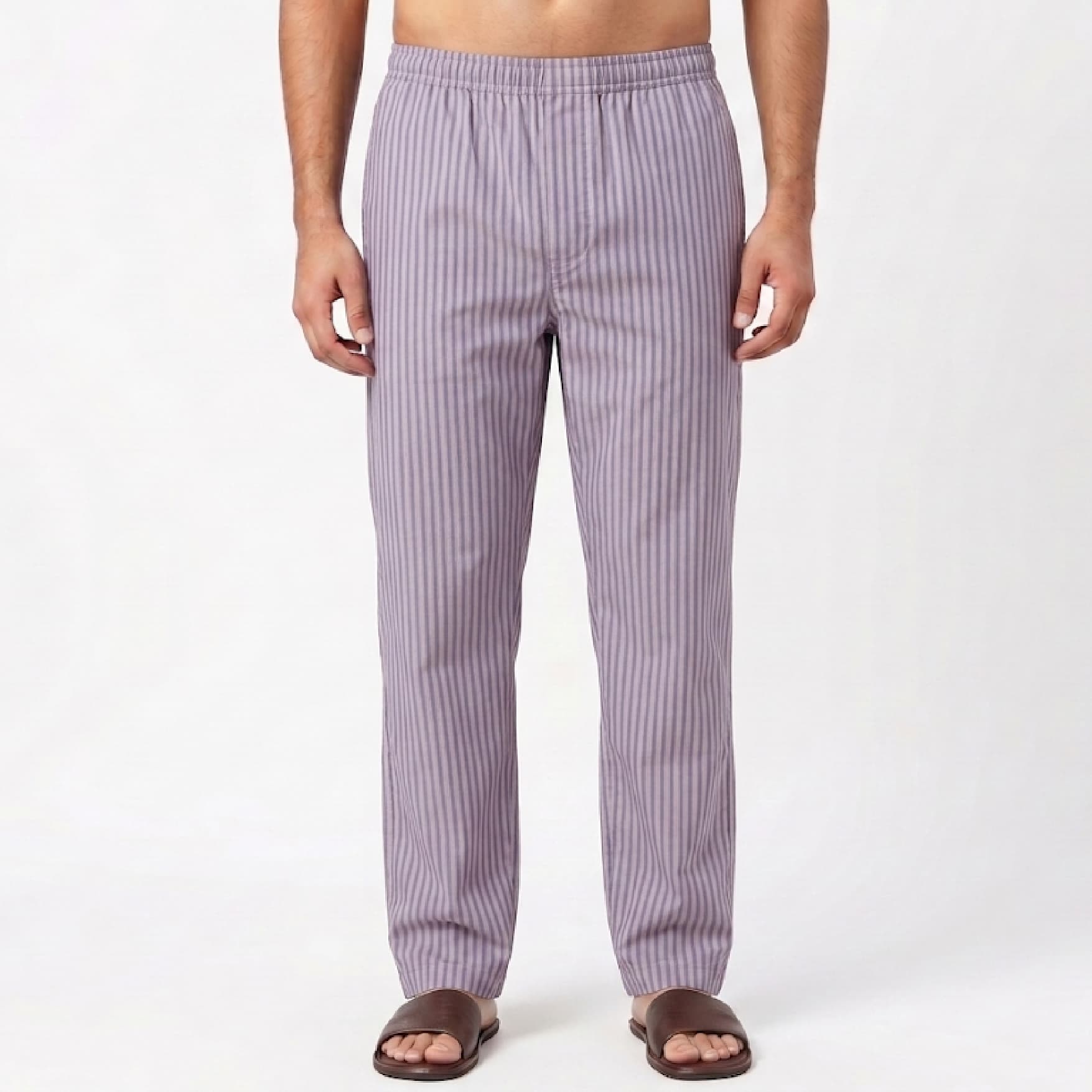 Lavender Striped Pajamas
