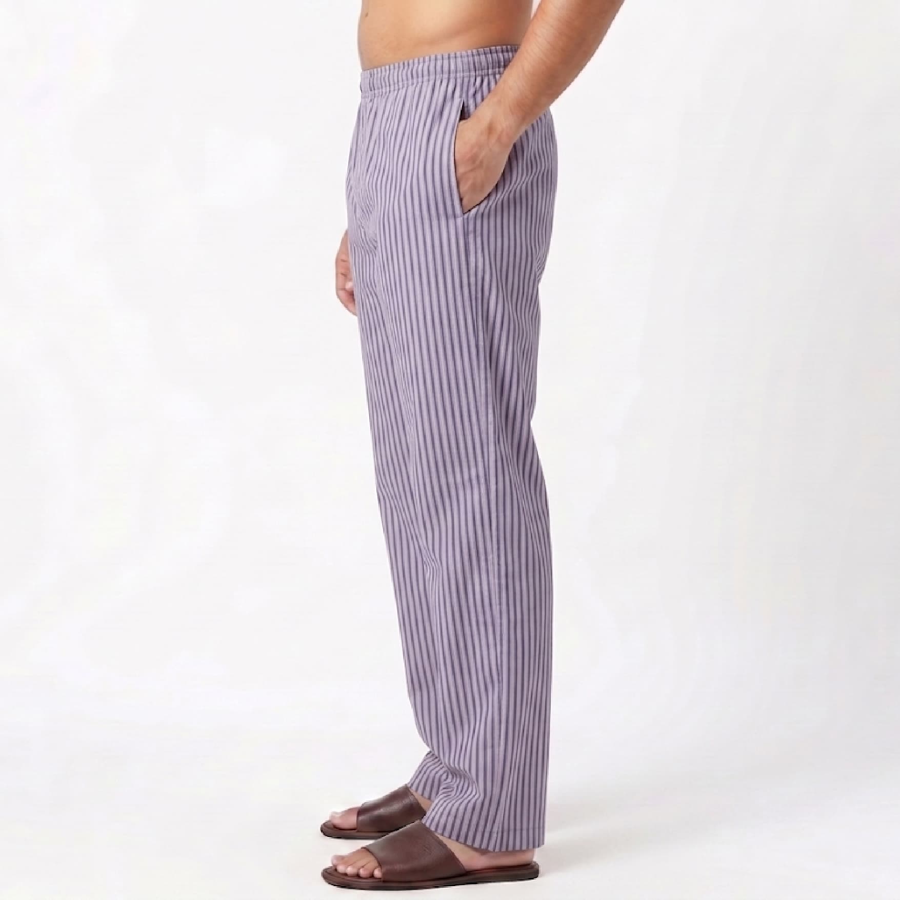 Lavender Striped Pajamas thumbnail 2