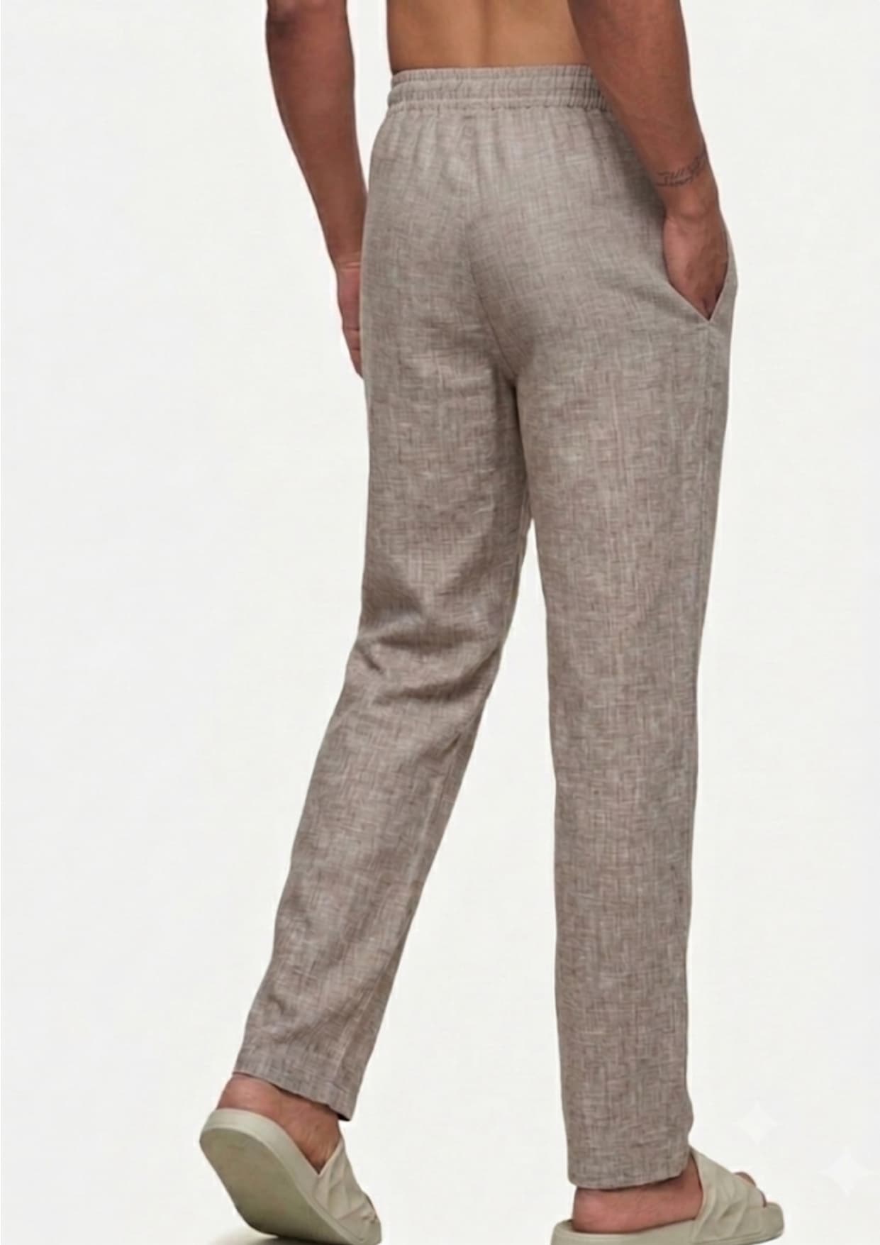 Linen Pyjamas — Light Grey thumbnail 2