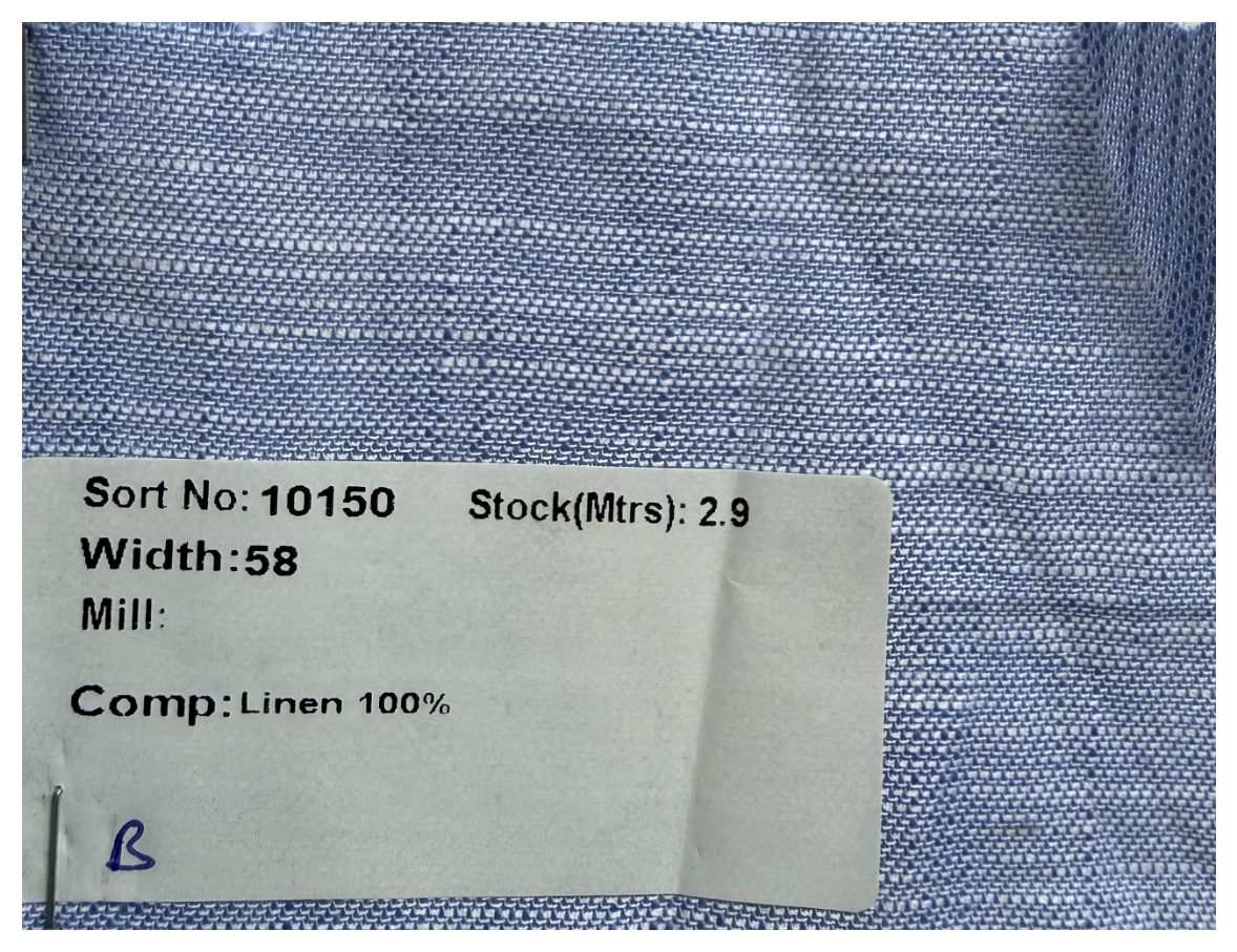 Linen Blend fabric swatch cover