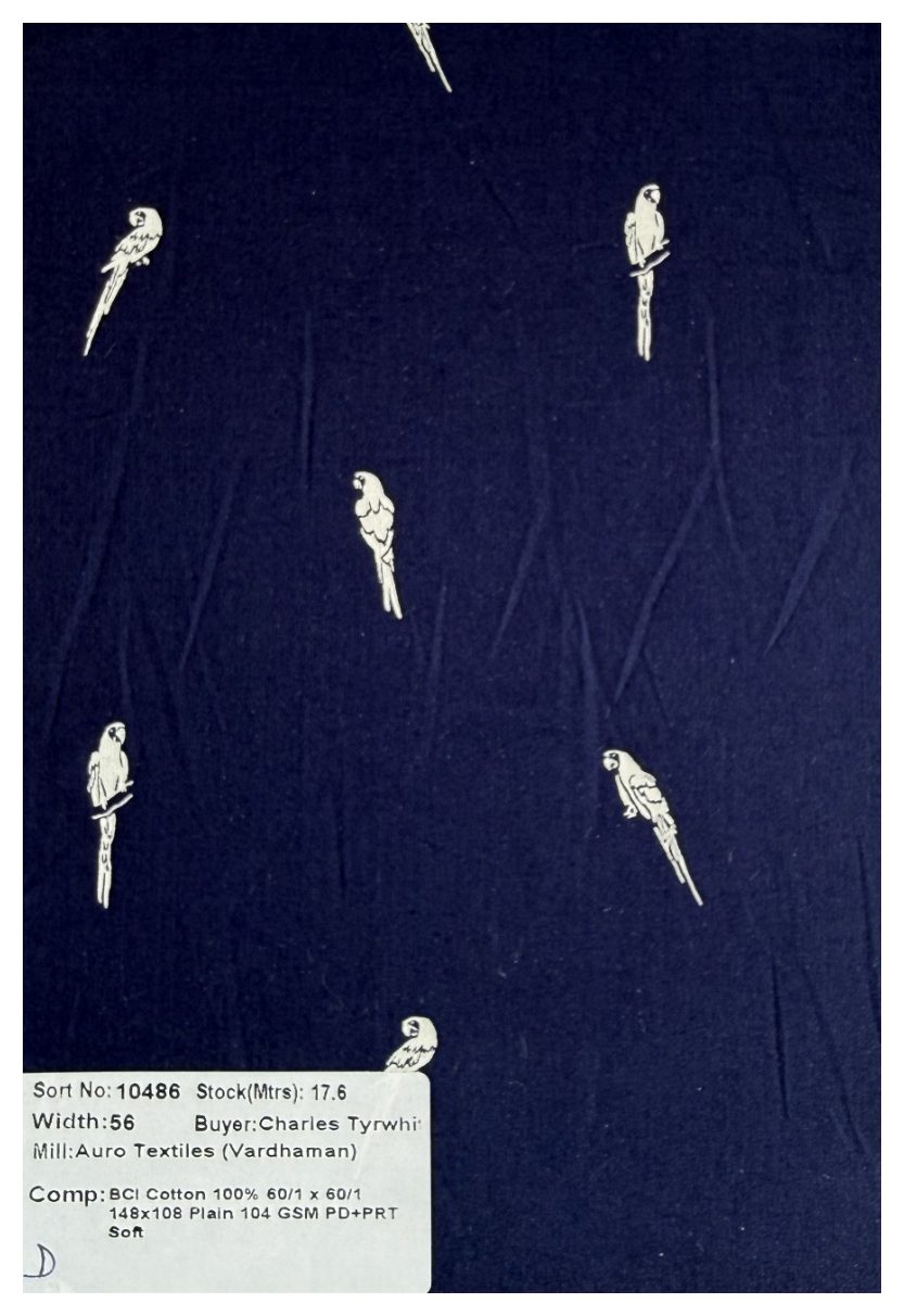 Poplin Prints fabric swatch cover