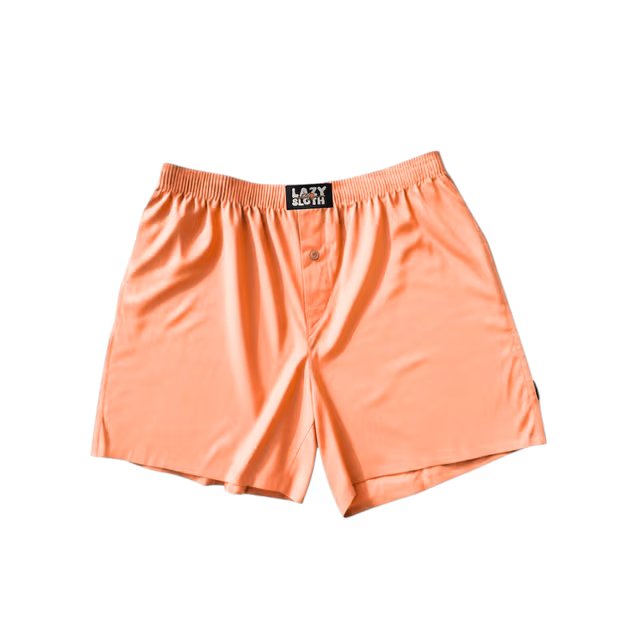 Classic Comfort Plain Shorts — Peach Pause thumbnail 4