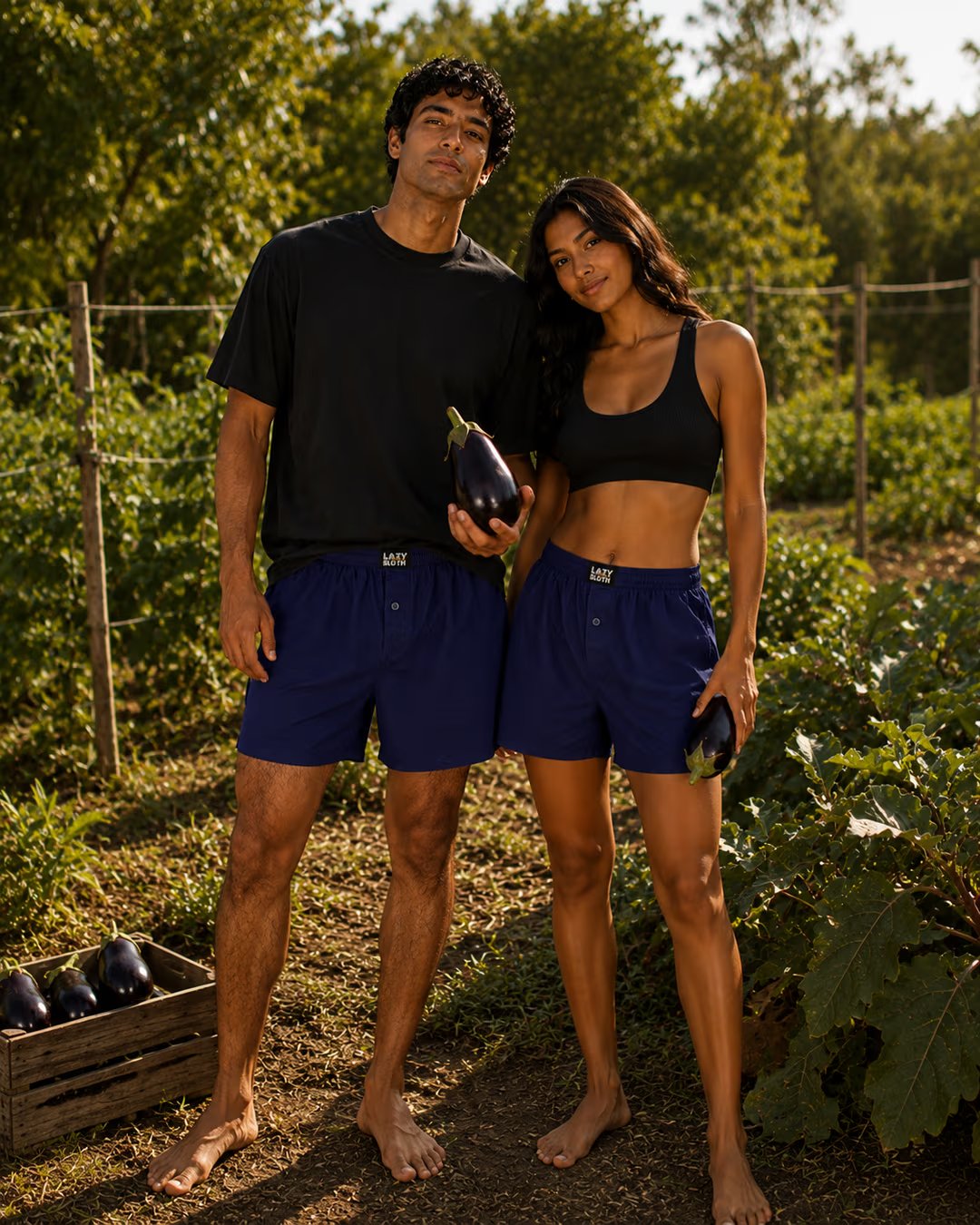 Classic Comfort Plain Shorts — Royal Eggplant thumbnail 4