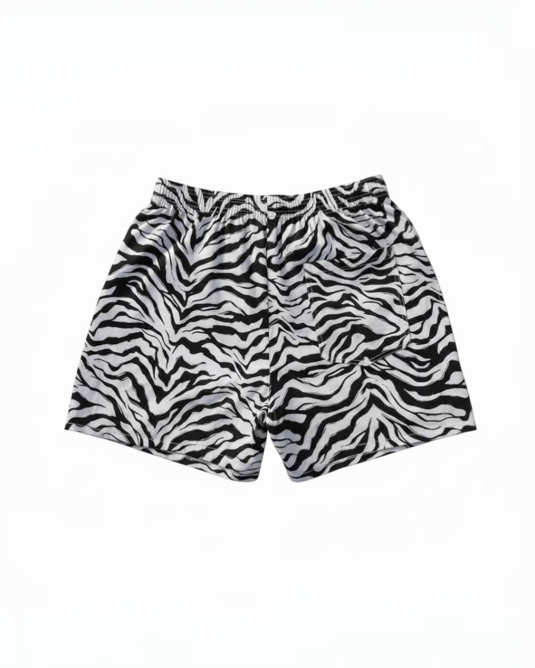 LAZY SLOTH Unisex Printed Cotton Boxer Shorts — Electric Zebra thumbnail 3
