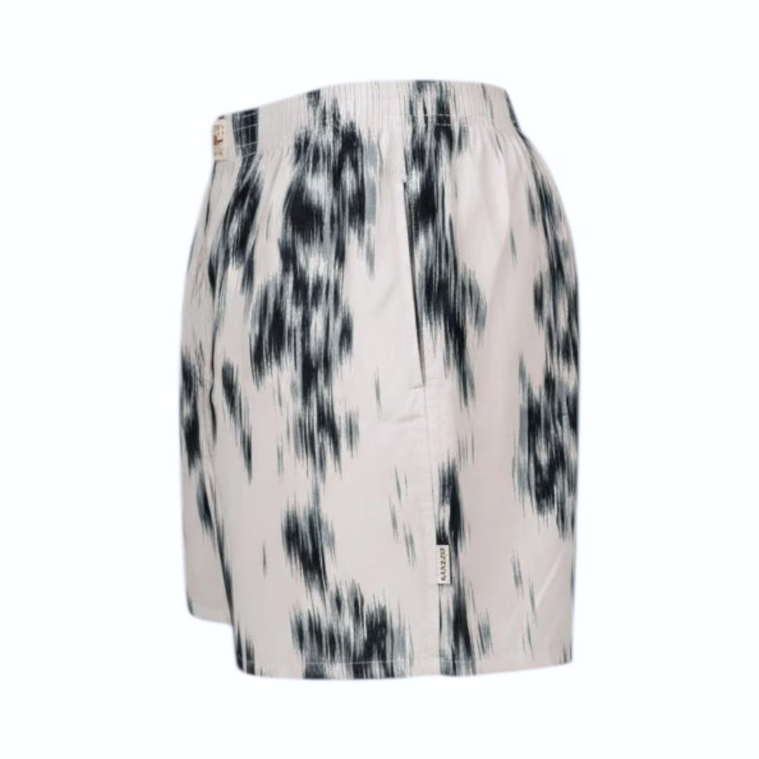 LAZY SLOTH Unisex Printed Cotton Boxer Shorts — Emerald Echo thumbnail 3