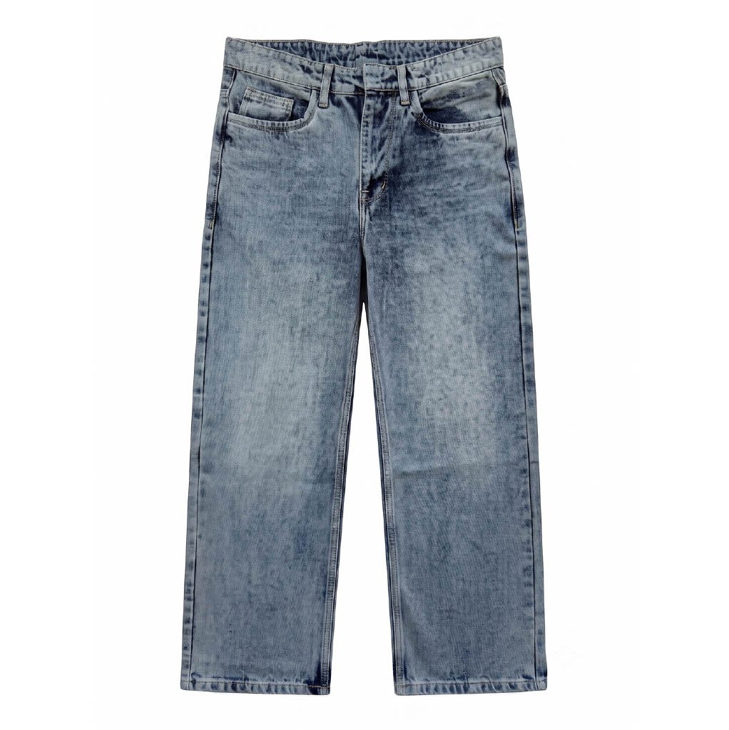 Relaxed Straight Non-Lycra — Light Blue thumbnail 4