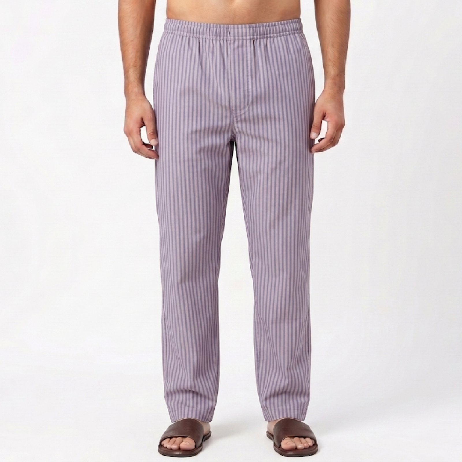 Lavender Striped Pajamas