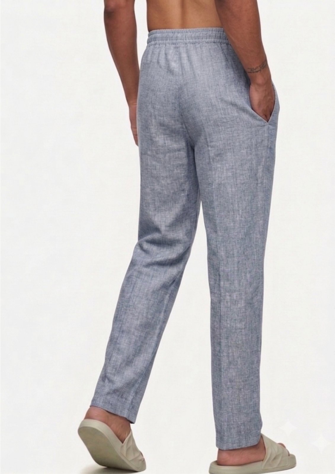 Linen Pyjamas — Light Blue thumbnail 2