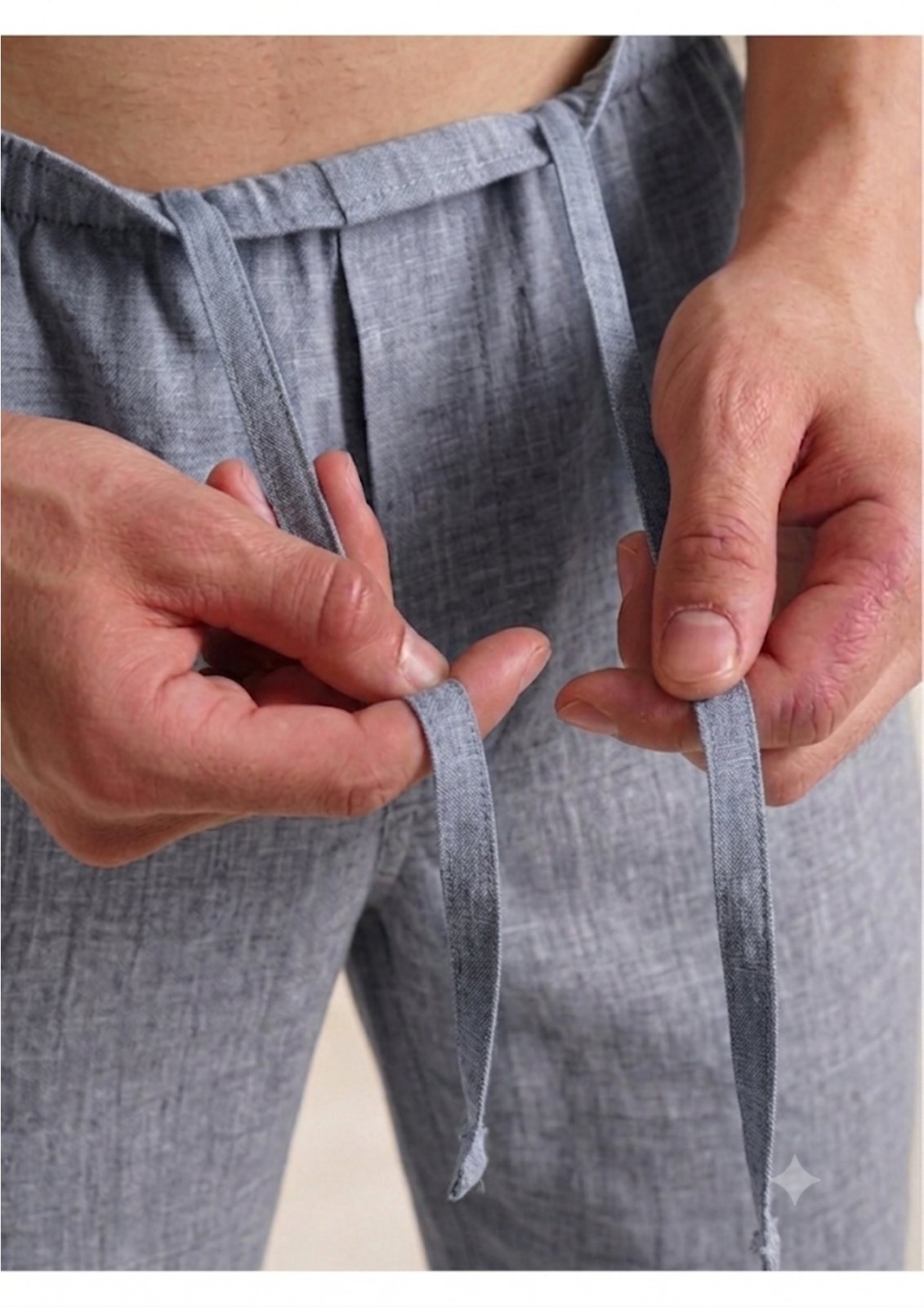 Linen Pyjamas — Slate Blue thumbnail 3